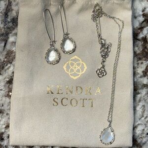 Kendra Scott Dee Drop Earrings & Matching Pendant